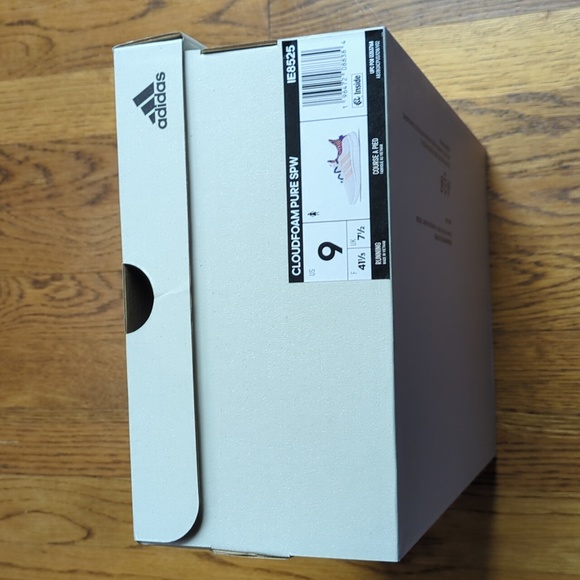 NIB FARM Rio Cloudfoam Pure SPW Shoe Adidas Collaboration Women's Size 9 White - Picture 13 of 14